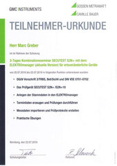 3-Tages Kombinationsseminar für ortsveränderliche Geräte
